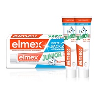 ELMEX Junior Zahnpasta Doppelpack - 2X75ml - Klassische Zahnpflege