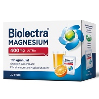 BIOLECTRA Magnesium 400 mg ultra Trinkgran.Orange - 20Stk - Trinkgranulat