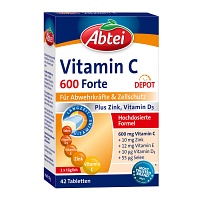 ABTEI Vitamin C 600+Zink+E Depot Tabletten - 42Stk - Abtei®