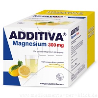 ADDITIVA Magnesium 300 mg N Sachets - 60Stk - Magnesium