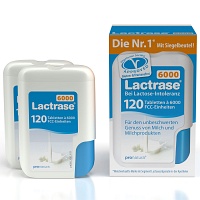LACTRASE 6.000 FCC Tbl.im Klickspender Doppelpack - 2X120Stk - Lactoseintoleranz