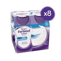 FORTIMEL Compact 2.4 kcal neutral - 8X4X125ml - Trinknahrung & Sondennahrung
