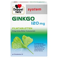 DOPPELHERZ Ginkgo 120 mg system Filmtabletten - 30Stk - Doppelherz® System