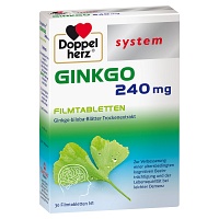 DOPPELHERZ Ginkgo 240 mg system Filmtabletten - 30Stk - Doppelherz® System