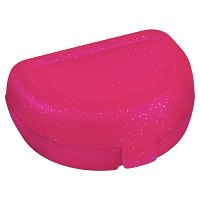 ZAHNSPANGENBOX small pink transparent - 1Stk