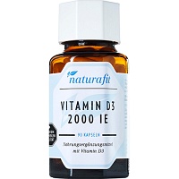 NATURAFIT Vitamin D3 2000 I.E. Kapseln - 90Stk