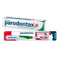PARODONTAX mit Fluorid Zahnpasta+Zahnbürste - 75ml