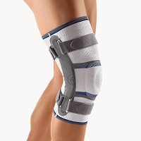 BORT Kniebandage m.Gelenk li.L silber - 1Stk