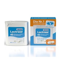 LACTRASE 18.000 FCC Tabletten teilbar im Spender - 40Stk - Lactoseintoleranz