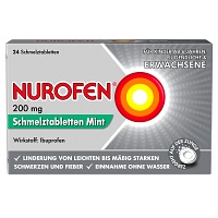 NUROFEN 200 mg Schmelztabletten Mint - 24Stk - Grippe & Fieber