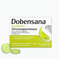 DOBENSANA zuckerfrei Zitronengesc.1,2mg/0,6mg Lut. - 24Stk - Halsschmerzen