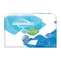SABANINDAS normal Bettschutzeinlage 40x60 cm - 30Stk