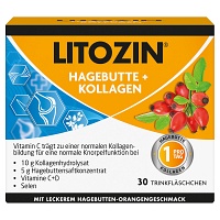 LITOZIN Hagebutte+Kollagen Trinkfläschchen - 30X25ml