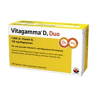 VITAGAMMA D3 Duo 1.000 I.E Vit.D3 150mg Magnes.NEM - 50Stk - Calcium & Vitamin D3