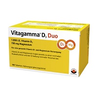 VITAGAMMA D3 Duo 1.000 I.E Vit.D3 150mg Magnes.NEM - 100Stk - Calcium & Vitamin D3