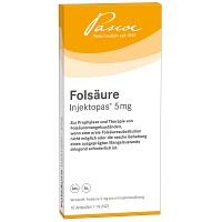 FOLSÄURE INJEKTOPAS 5 mg Injektionslösung - 10Stk