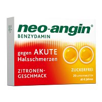 NEO-ANGIN Benzydamin akute Halsschmerzen Zitrone - 20Stk