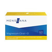 MAGNESIUMCITRAT+D MensSana Kapseln - 60Stk