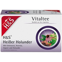 H&S heißer Holunder Vitaltee Filterbeutel - 20X2.0g