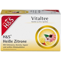 H&S heiße Zitrone Vitaltee Filterbeutel - 20X2.0g - Wohlfühltee