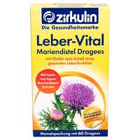 ZIRKULIN Leber-Vital Mariendistel Dragees - 60Stk