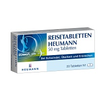 REISETABLETTEN Heumann 50 mg Tabletten - 20Stk - Für den Flug