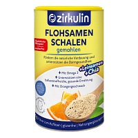 ZIRKULIN Flohsamenschalen gemahlen Pulver - 200g - Abführmittel