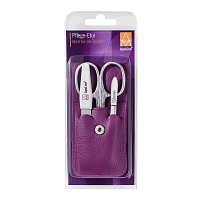 APOLINE Manicure Etui 3teilig lila - 1Stk