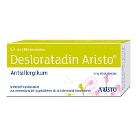 DESLORATADIN Aristo 5 mg Filmtabletten - 100Stk - Allergien