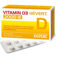 VITAMIN D3 HEVERT 2.000 I.E. Tabletten - 120Stk - Calcium & Vitamin D3
