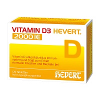 VITAMIN D3 HEVERT 2000 I.E. Tabletten - 120Stk - Calcium & Vitamin D3