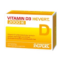 VITAMIN D3 HEVERT 2.000 I.E. Tabletten - 120Stk - Calcium & Vitamin D3