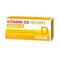 VITAMIN D3 HEVERT 4.000 I.E. Tabletten - 60Stk - Calcium & Vitamin D3