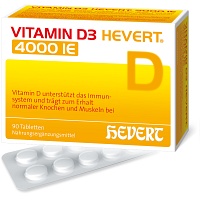 VITAMIN D3 HEVERT 4.000 I.E. Tabletten - 90Stk - Calcium & Vitamin D3