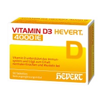 VITAMIN D3 HEVERT 4000 I.E. Tabletten - 90Stk - Calcium & Vitamin D3
