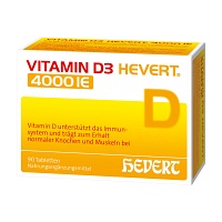 VITAMIN D3 HEVERT 4.000 I.E. Tabletten - 90Stk - Calcium & Vitamin D3