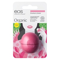 EOS Organic Lip Balm strawberry sorbet Blister - 1Stk