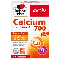 DOPPELHERZ Calcium 700+Vitamin D3 Tabletten - 30Stk - Calcium & Vitamin D3