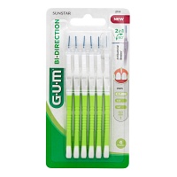 GUM Bi-Direction Interdentalb.0,7 mm grün - 6Stk - GUM