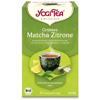 YOGI TEA Grüntee Matcha Zitrone Bio Filterbeutel - 17X1.8g