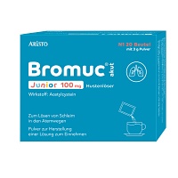 BROMUC akut Junior 100 mg Hustenlöser P.H.e.L.z.E. - 20Stk - Hustenstiller