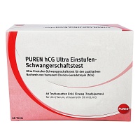 PUREN hCG ultrasensitiv Schnelltest f.Urin/Serum - 40Stk