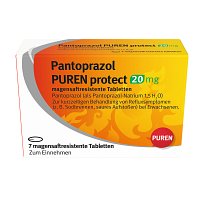 PANTOPRAZOL PUREN protect 20 mg magensaftres.Tabl. - 7Stk