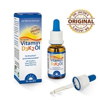 VITAMIN D3K2 Öl 800 I.E.+20 µg D3+K2 Dr.Jacob\'s - 20ml - Abwehrkräfte