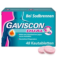 GAVISCON Dual 250mg/106,5mg/187,5mg Kautabletten - 48Stk - Magen & Darm