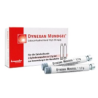 DYNEXAN Mundgel Zylinderampullen - 2X1.7g