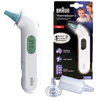 BRAUN THERMOSCAN 3 Infrarot-Ohrthermometer - 1Stk