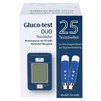 GLUCO TEST DUO Teststreifen - 25Stk