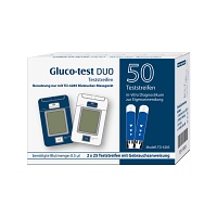 GLUCO TEST DUO Teststreifen - 50Stk