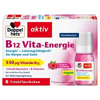 DOPPELHERZ B12 Vita-Energie Trinkampullen - 8Stk - Gedächtnis, Nerven & Beruhigung